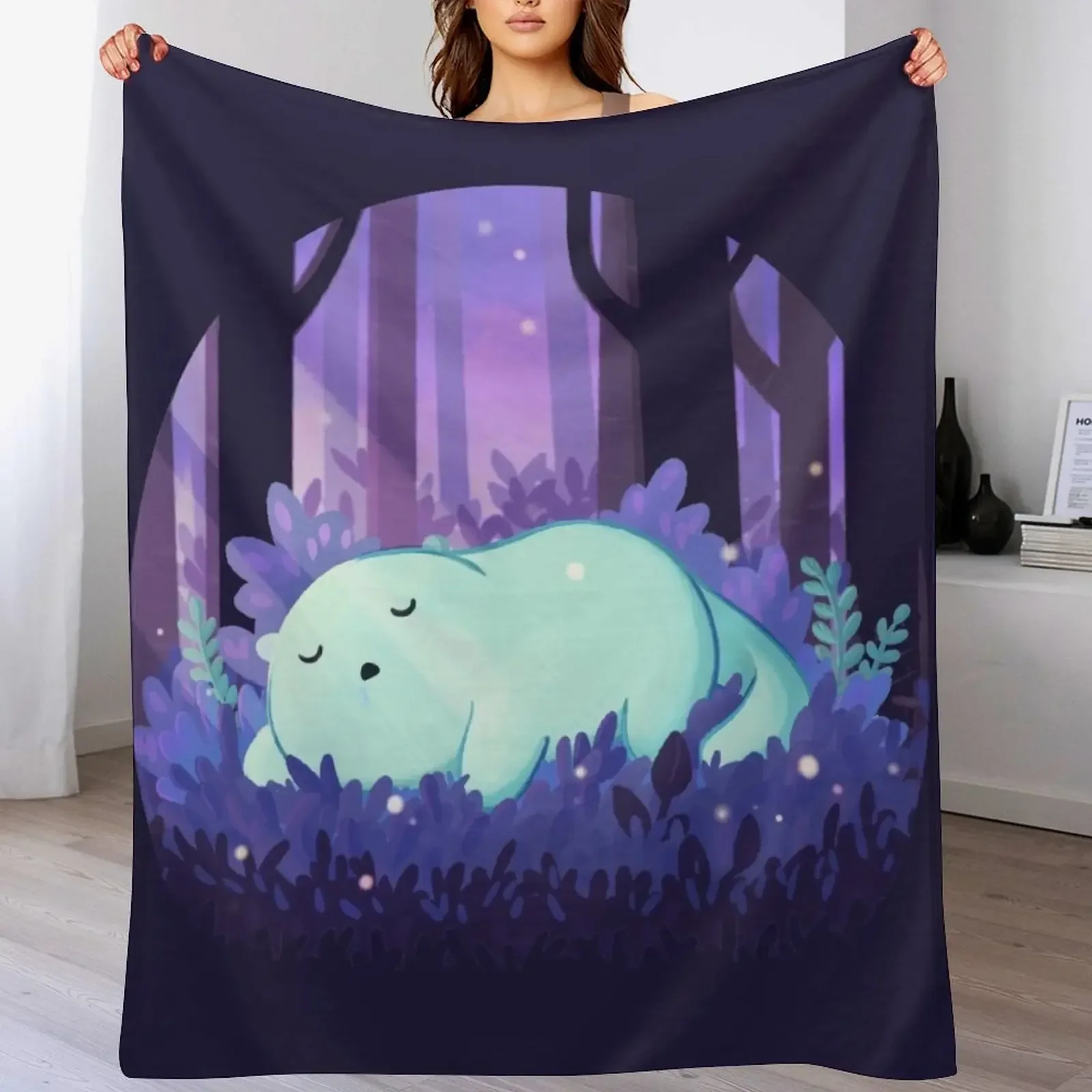 

Magic Forest Mochi Throw Blanket Cute Blankets For Sofas Luxury Brand Blankets