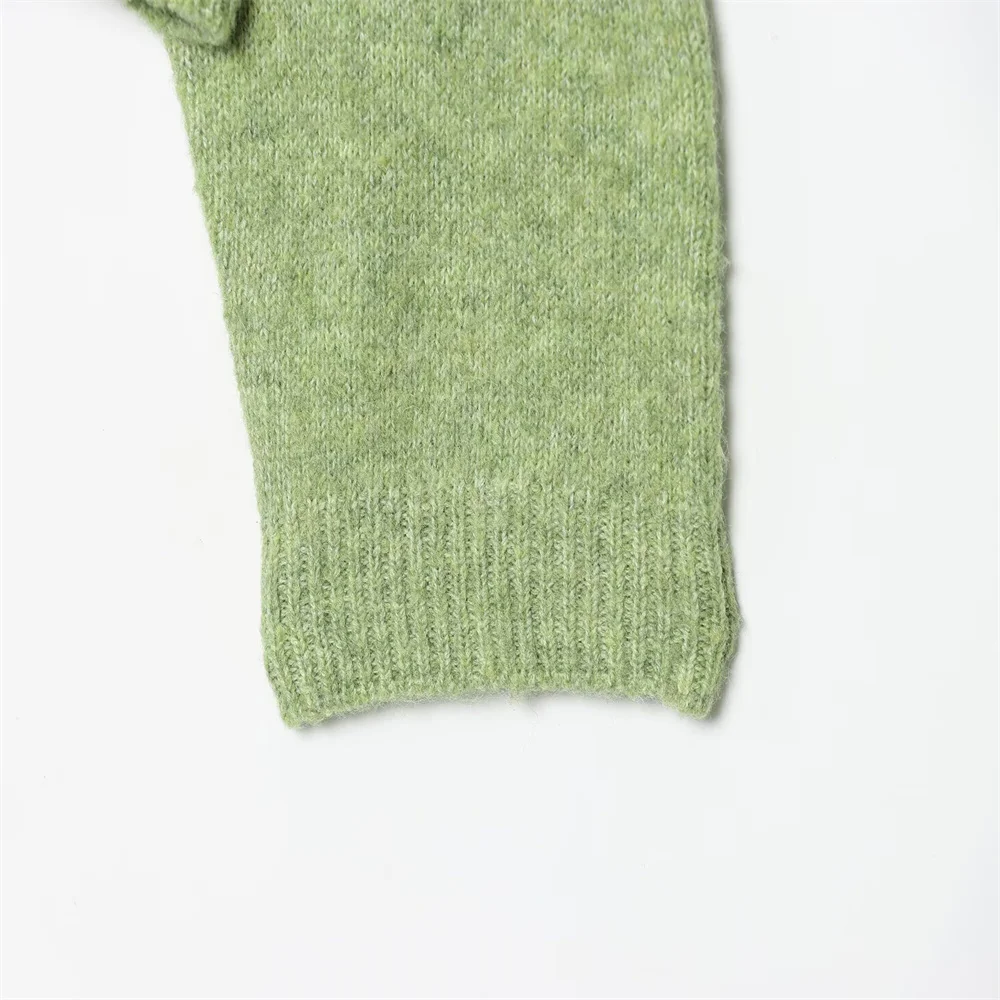 เสื้อคาร์ดิแกนผู้หญิงสไตล์คลาสสิกแบบหลวมๆ ติดกระดุม  คอลเลคชั่นใหม่สำหรับฤดูใบไม้ร่วง