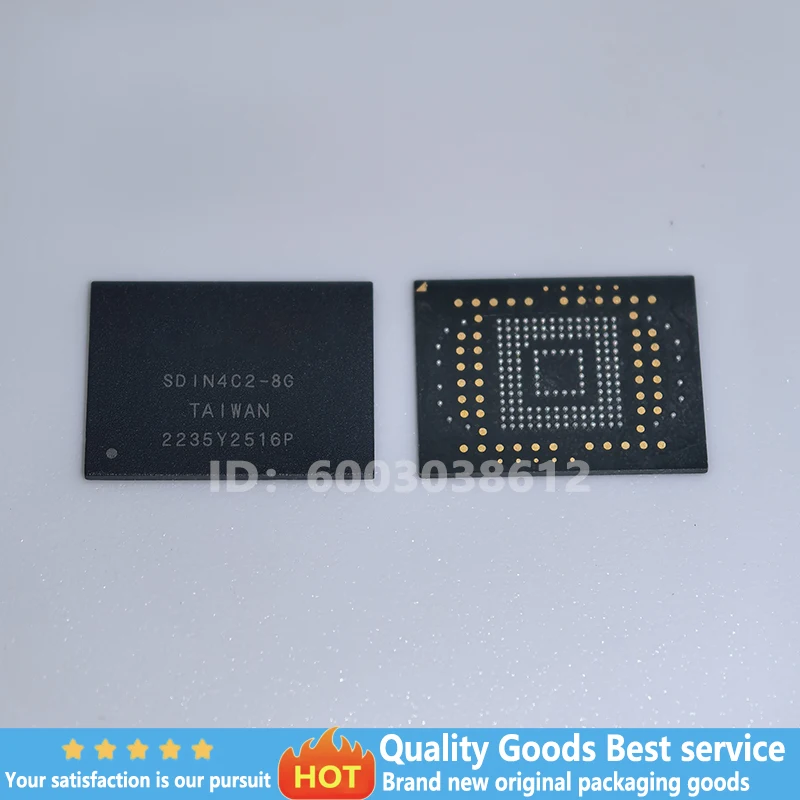 

(5 шт.) 100% новый набор микросхем SDIN4C2-8G SDIN4C2-8G-U BGA169