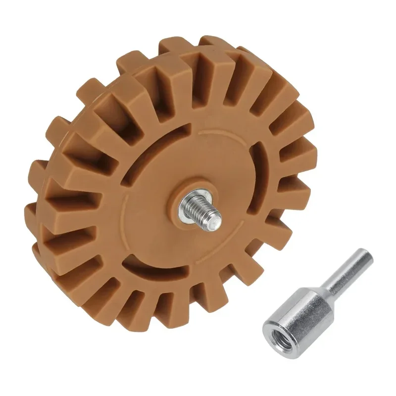 Car Polishing Kit Rubber Sanding Wheel Pneumatic Degumming Disc Sticker Remover Polishing Tool Repair and Maintenance Car Parts