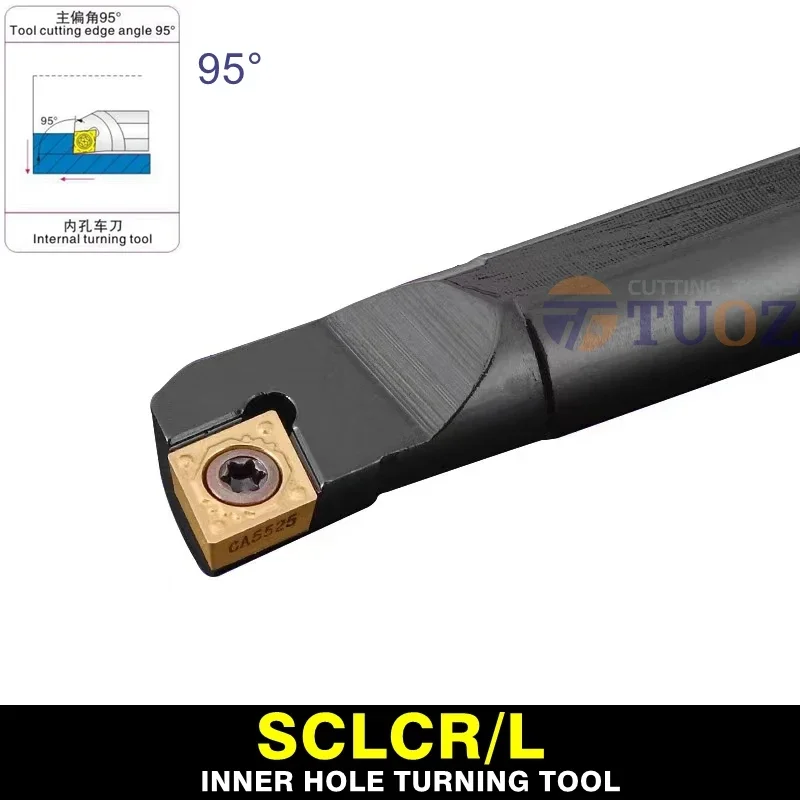 TUOZ S06K S07K S08K S10K S12M S14N S16Q 6-16mm SCLCR06 SCLCL06 95° CCMT06 Insert SCLCR SCLCL CNC Internal Turning Tools