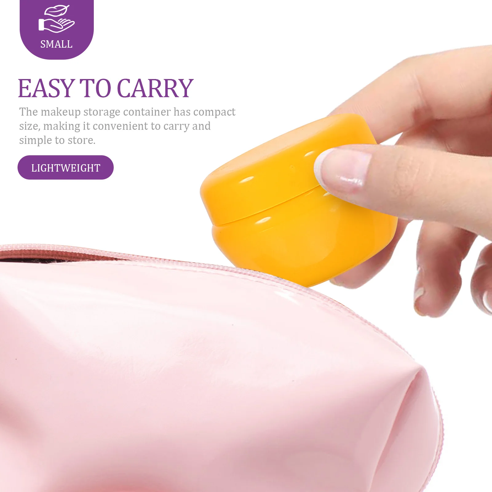 

10 Pcs 10g Face Cream Travel Jars Empty Bottles Portable Plastic Containers Refillable Leak Proof Toiletry Samples