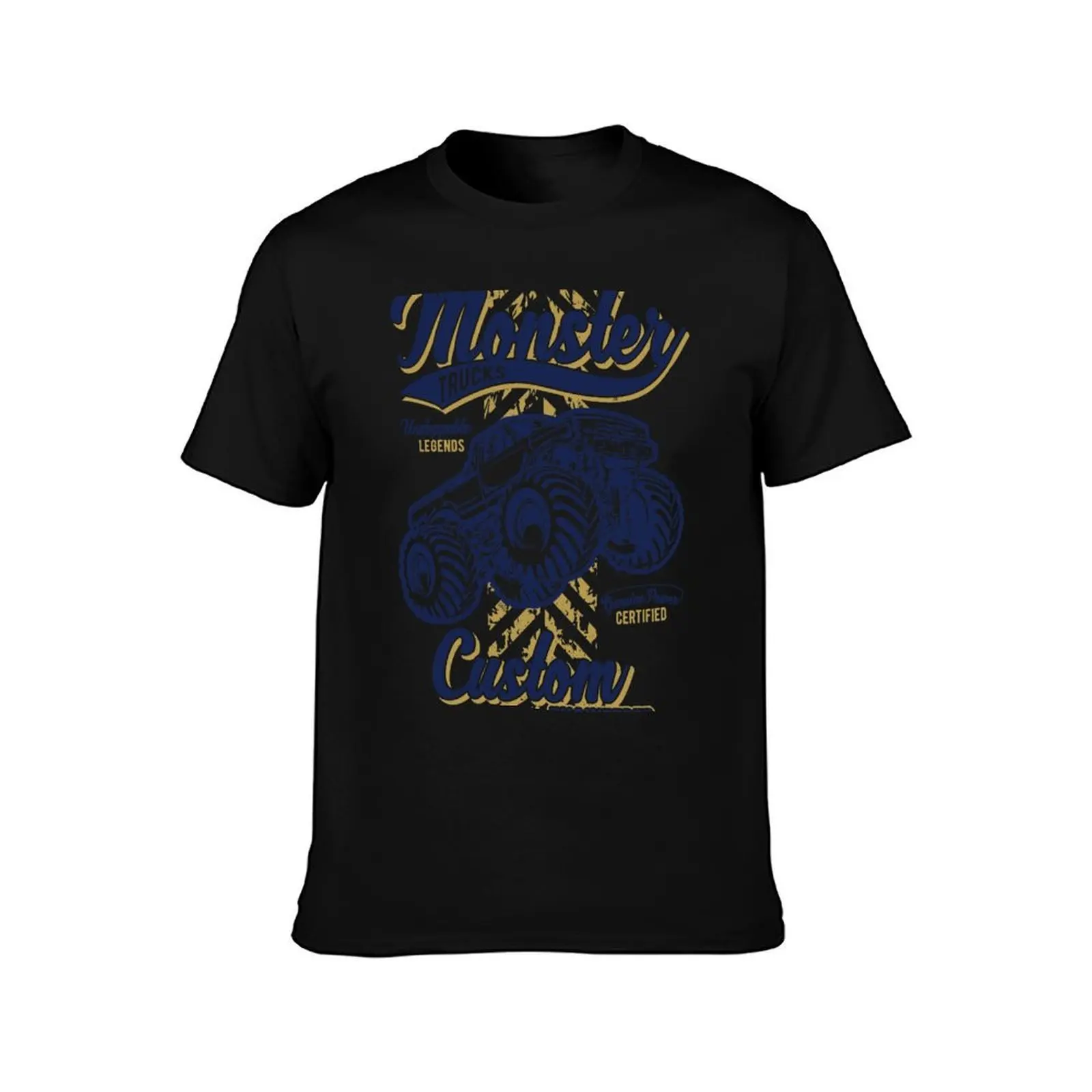 Monster Truck Custom Engineered T-Shirt Basic Casual Short Sleeve Cotton Shirt T-Shirt