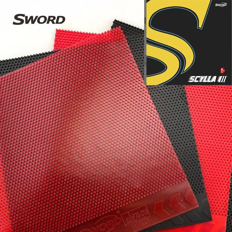 

Sword Scylla 3 Table-tennis Rubber Sheet Long Pimples OX & Sponge Thickness 0.5/0.8/1.0mm Continuous Attack Ping Pong Rubber