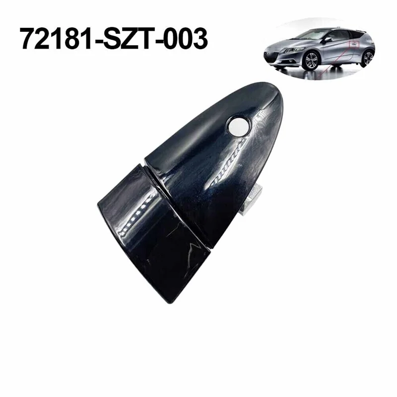 Front Driver Left Exterior Door Handle Assembly Black for Honda CRZ CR-Z 2011-2015 with Key Hole Type 72181-SZT-003ZA