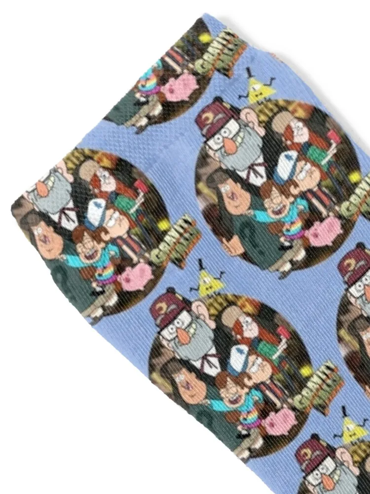 Gravity Falls Classic Gravity Falls Calcetines clásicos con estampado calcetines deportivos y de ocio de verano para hombre y mujer