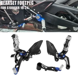 Motorcycle Heel Adjustable Rearset Footrest For BMW S1000XR S1000 XR S 1000 XR 2020-2025 M1000XR 2023-2025 Pedals Sets Footpeg
