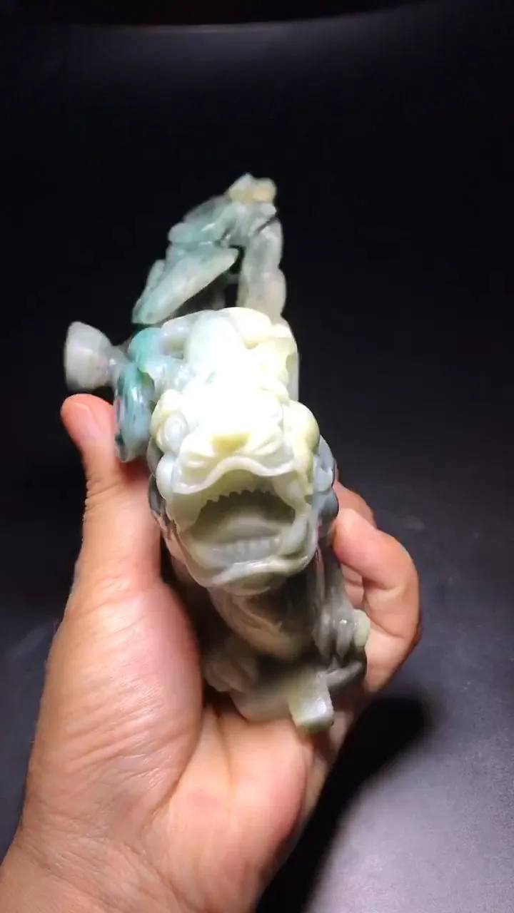 天然独山玉手彫り貔貅瑞獣中国製 - AliExpress 36
