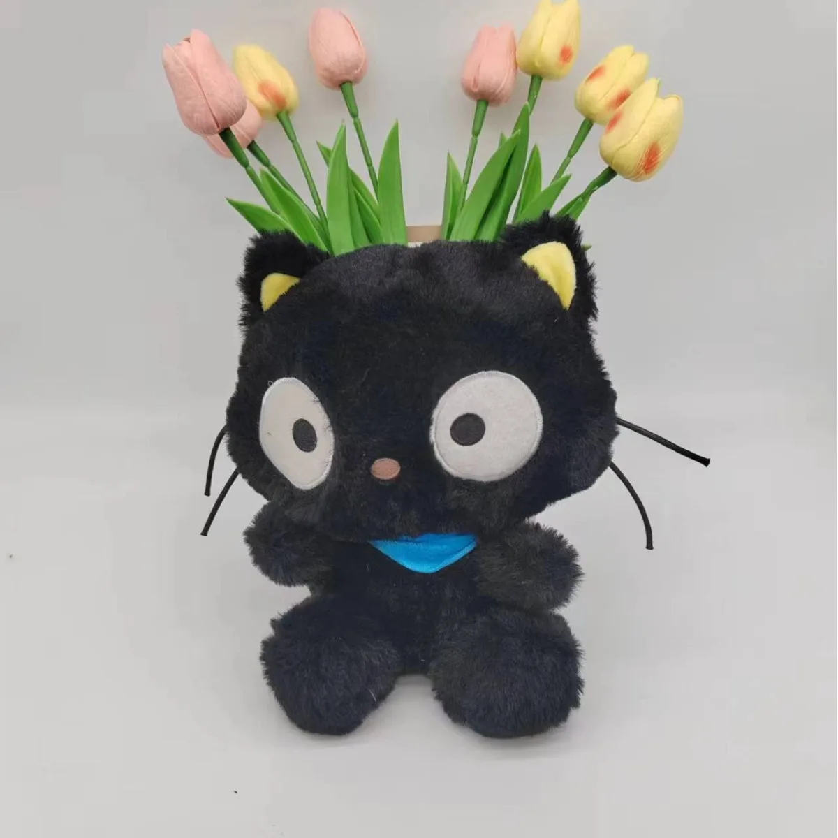 Jouet en peluche de dessin animé mignon pour enfants, chocolat noir, chat, animal en peluche, beurre doux, mini jouets, cadeau d'anniversaire