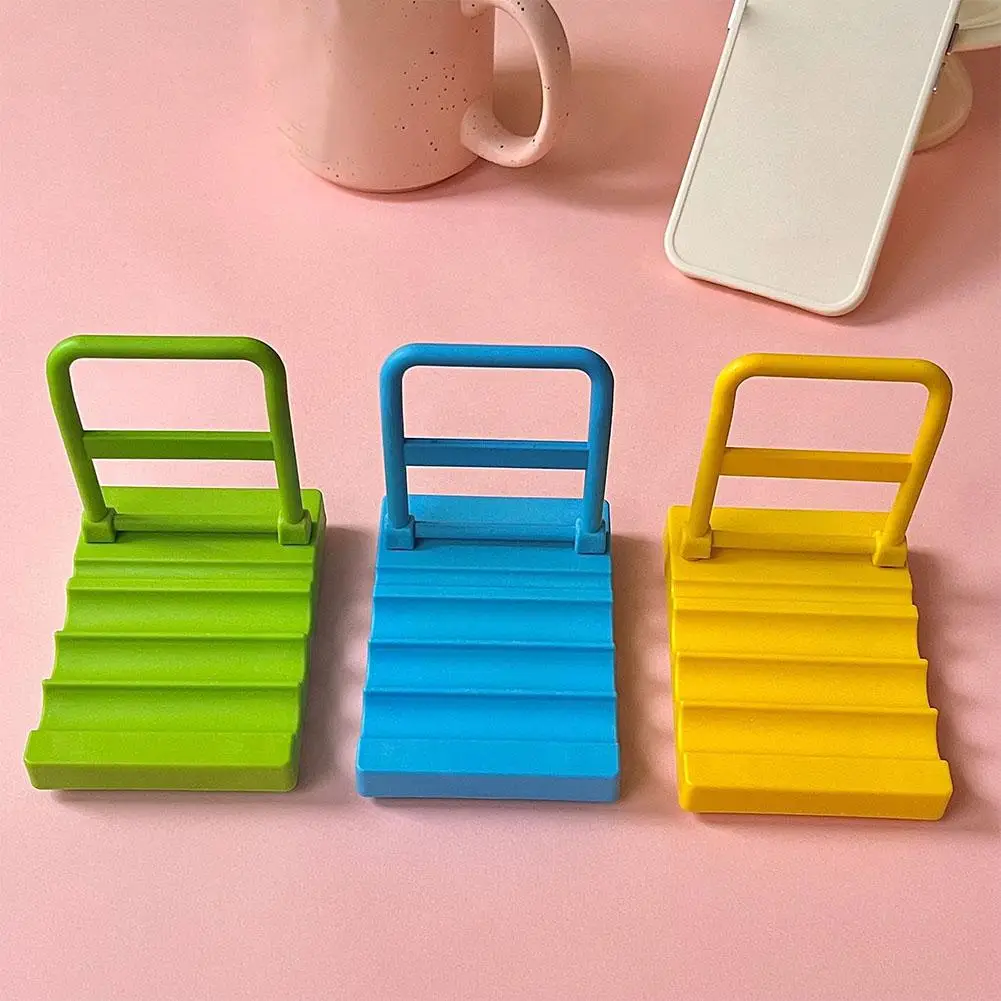 Detachable Simulation Hand-Pulled Wagon Mobile Phone Stand Lazy Desk Organizer Creative Car Parts Universal Holder