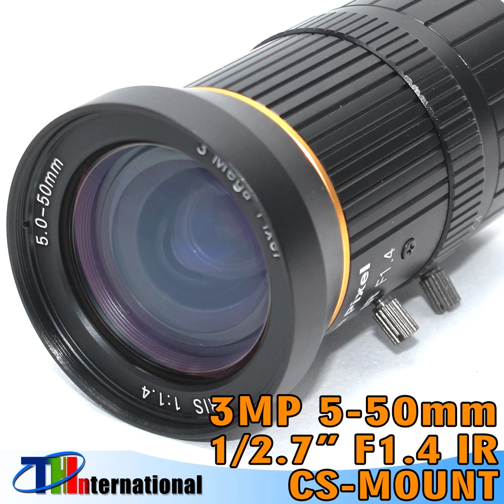 3MP 5-50mm Lens 1/2.7