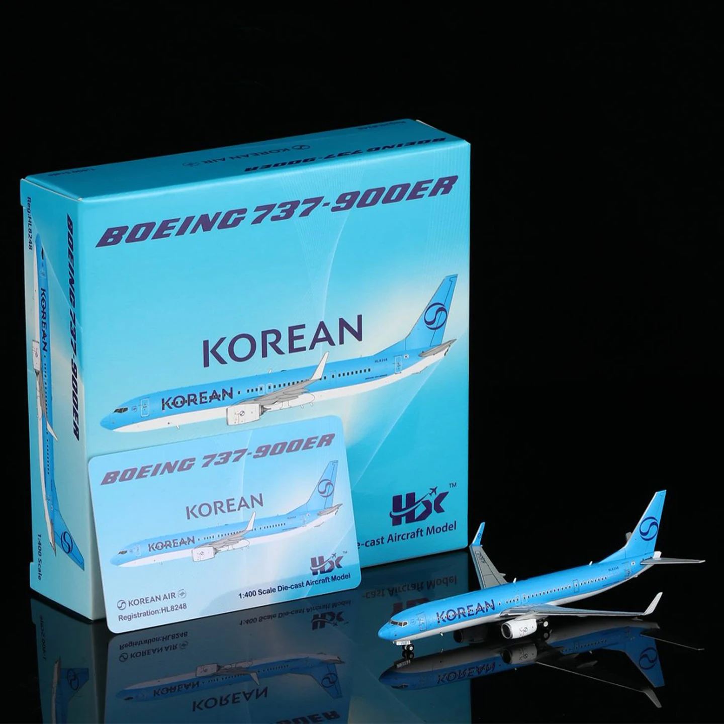 

New Paint Scheme HX Models 400 Korean Air B737900 HL8248 Metal Airplane Model Collectible Finied Product in Sto