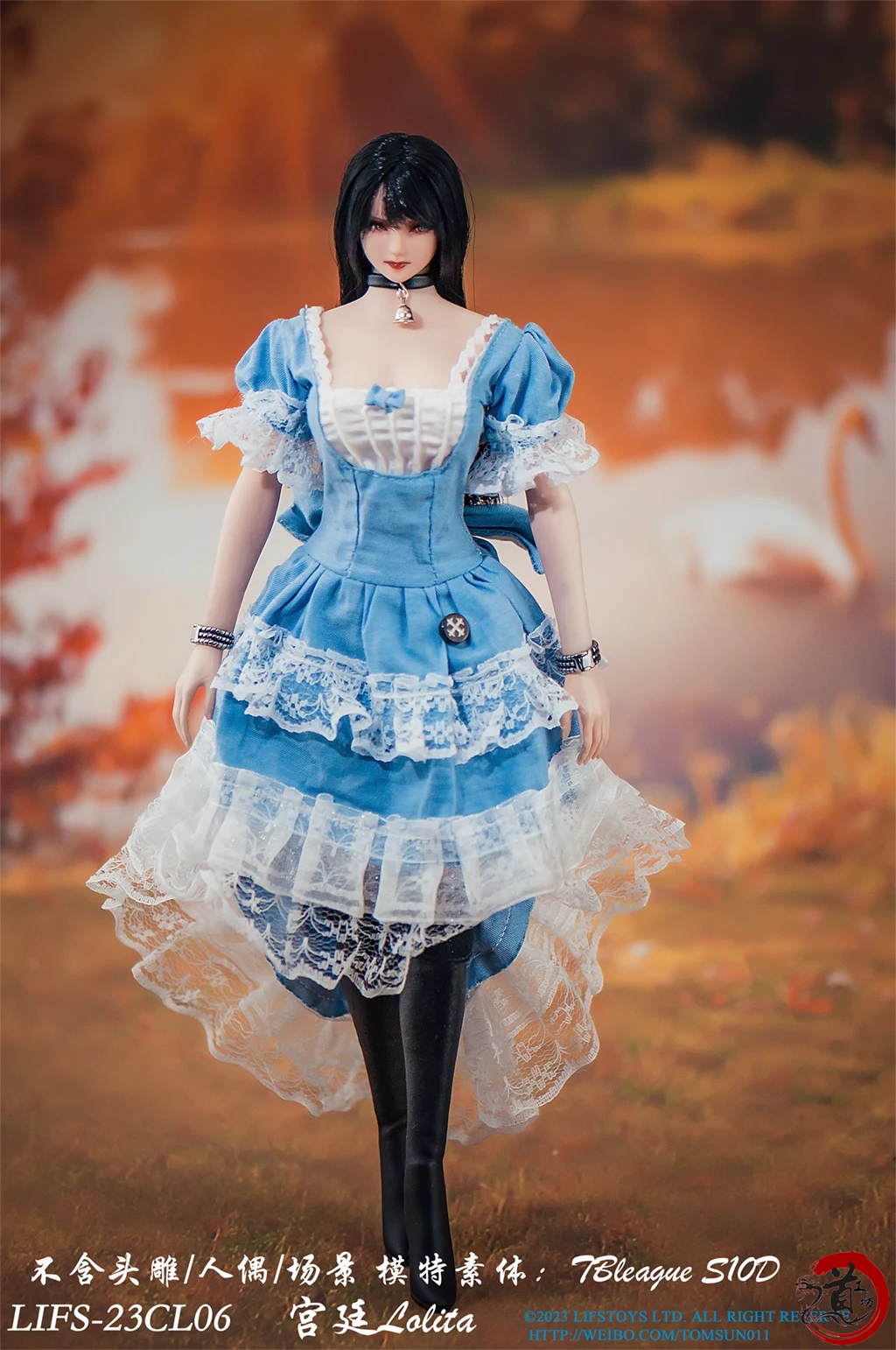 LIFS23CL06 1/6スケール 女性 ロイヤルゴシックスタイル コルセットドレス服 モデルフィット 12インチ TBL PH S10D ソルジャーアクションフィギュア ボディドール