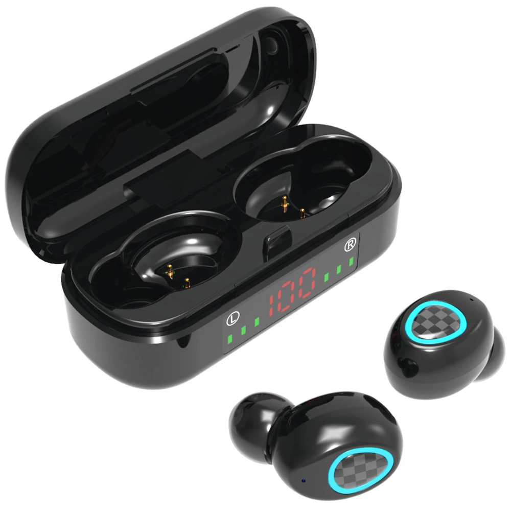 

Car Wireless Headset ABS Ultra-small Lightweight Ergonomic Cable Noise Reduction Earphone for Travel Outdoor Compatibility with
