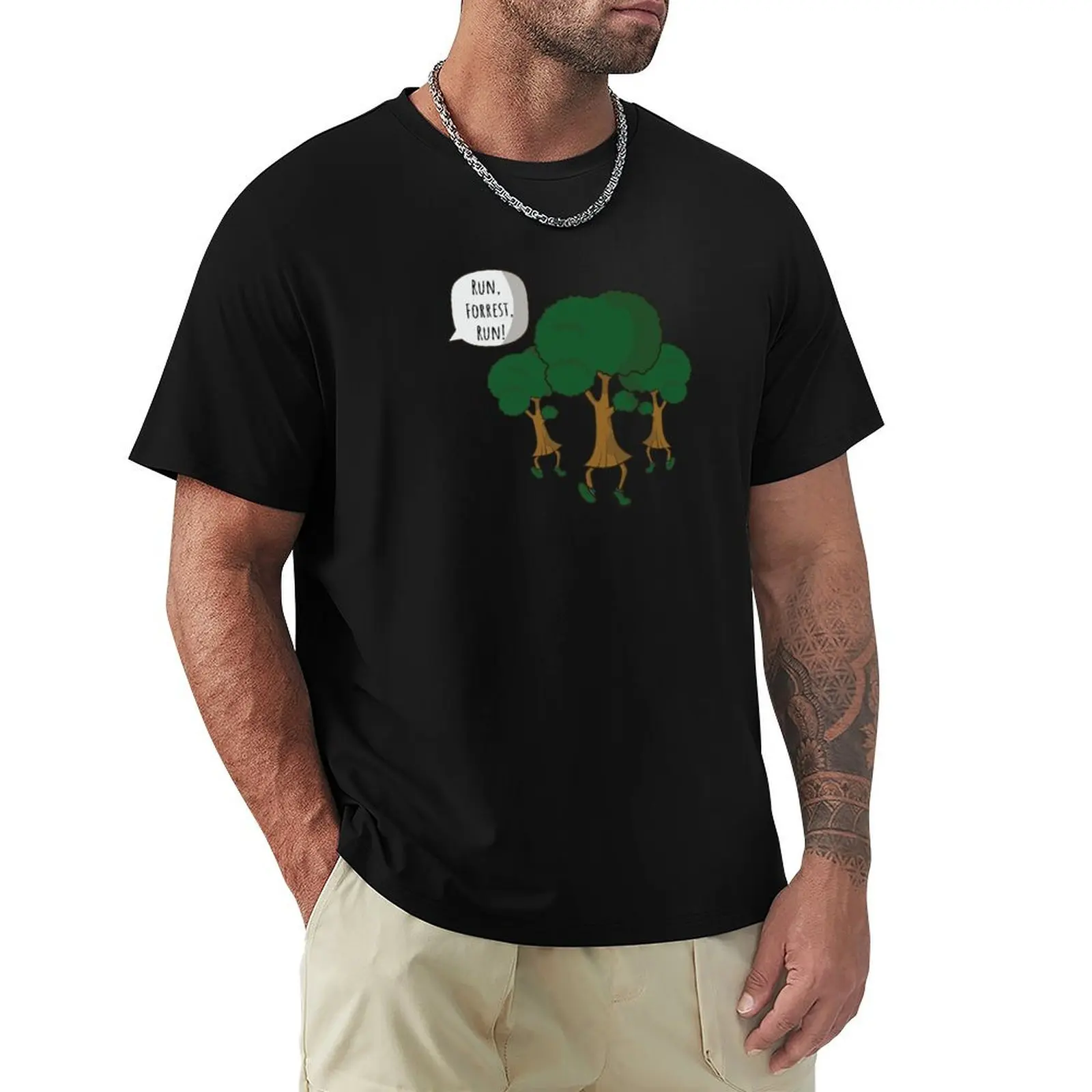 

Run, Forrest, Run! T-Shirt Breathable Gym Short Sleeve T-Shirt