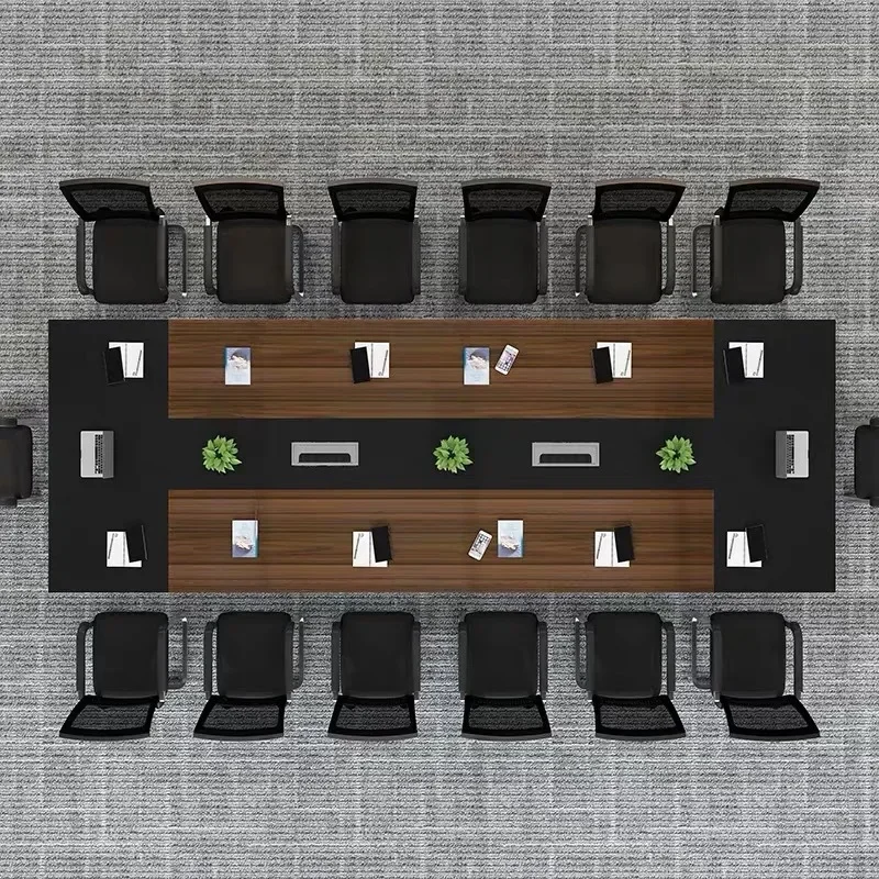 Office Furniture Large Long Table Simple Modern Conference Room Training Rectangle