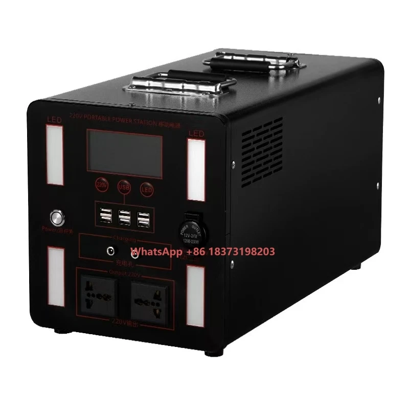 Outdoor Emergency 8000W 20000Wh Portable Power Supply 1600A 5-6 Hours Mobile Home Solar Energy Storage MPPT Controller for Car
