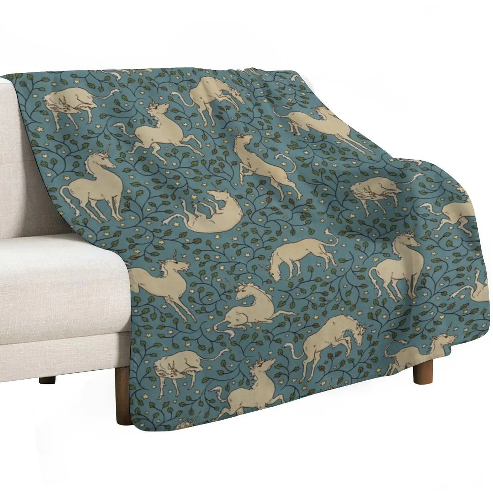 

Twilight Unicorns Throw Blanket warm for winter Giant Sofa funny gift Heavy Blankets