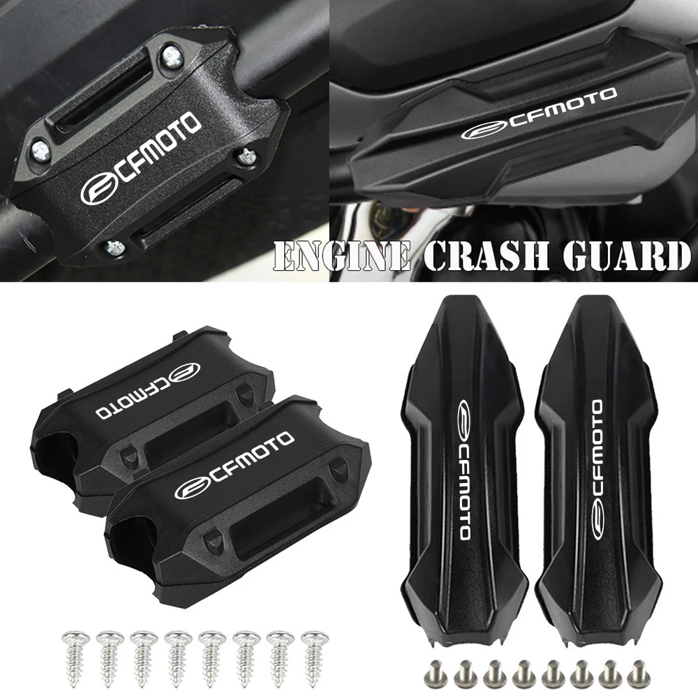 For CFMOTO MT800 800MT 650MT 800 650 MT CF 650 TR-G 650TR-G 25mm Motorcycle Parts Engine Crash Bar Protection Bumper Guard Block