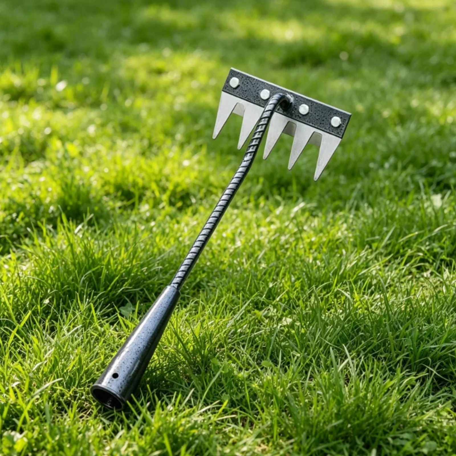 

Unwanted Plant Rake Blade Tool Detachable Design Stainless Steel Hoe Head Garden Cultivator for Farmers, Farm