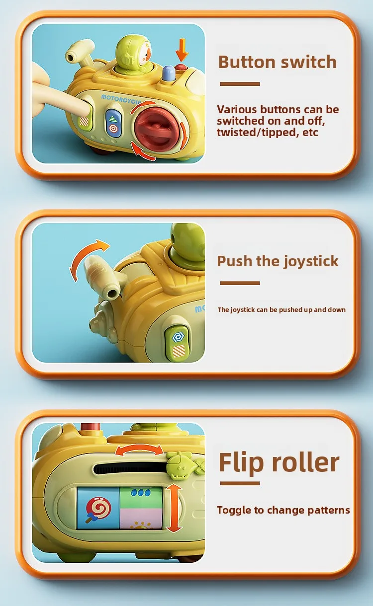 ของเล่นเด็กยอดนิยม: รถการ์ตูนทนแรงกระแทกและมอเตอร์ไซค์แบบใช้แรงขับเคลื่อน – ของขวัญที่เหมาะสำหรับเด็กผู้ชาย