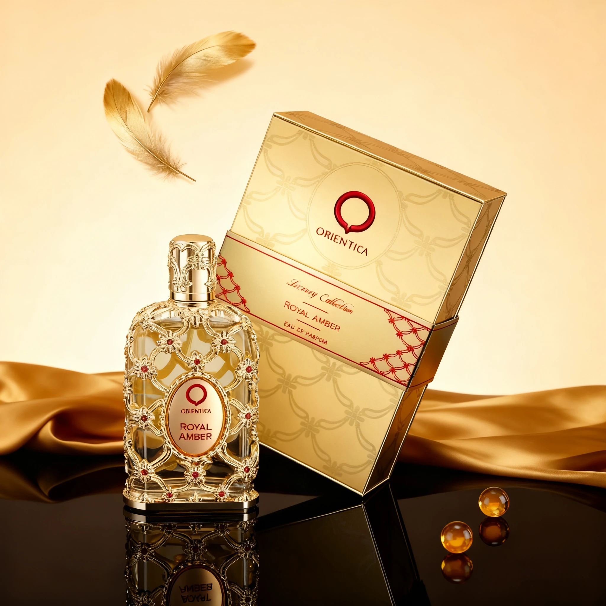 العطور الأصلية Orientica Luxury Collection Royal Amber عطر يدوم طويلاً فاخر كولونيا للجنسين رذاذ عطر جديد في #2