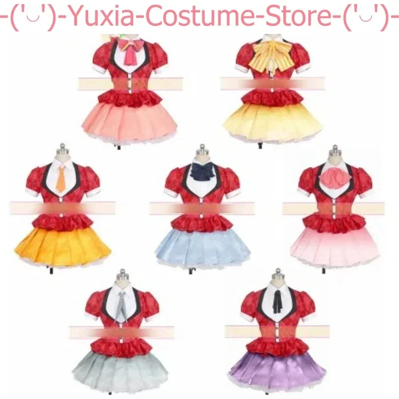 

Zombie Land Saga Minamoto Sakura Nikaido Saki Mizuno Ai Konno Junko Cosplay Costume Cos Game Anime Party Uniform Hallowen Play