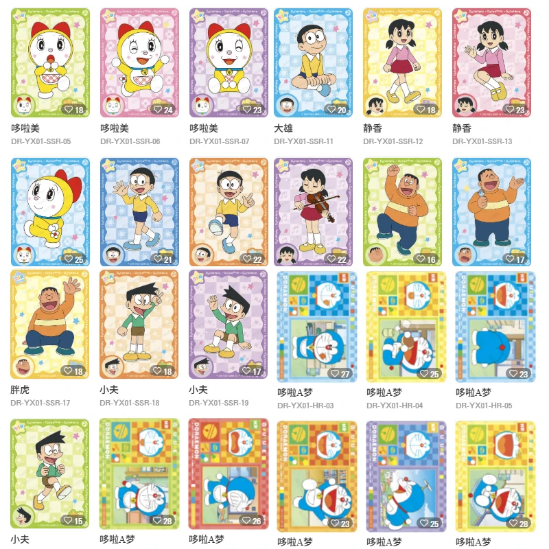 Original KAYOU Doraemon Time Adventure Collection Card Fantasy Pack Vol1 Official Gift Set For Fans