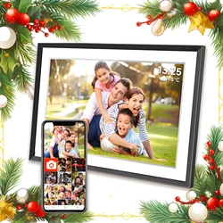 Christmas Gift Frameo 10.1 Inch WiFi Digital Picture Frame,1280 * 800IPS HD Cloud Smart Digital Photo Frame,32GB Storage,