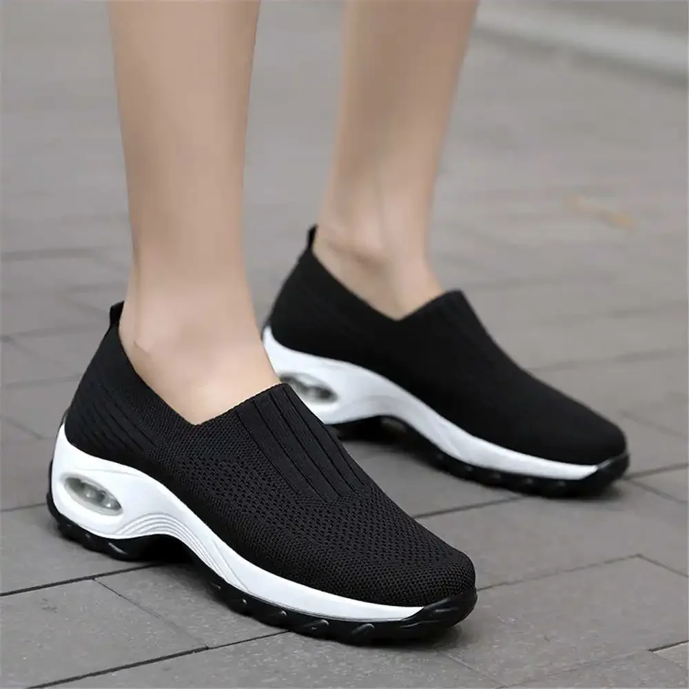 35-39 Dark Vulcanized Shoes Woman Flats Ladies White Boots Sneakers For Women Luxury Sport Footwears Offers Clearance