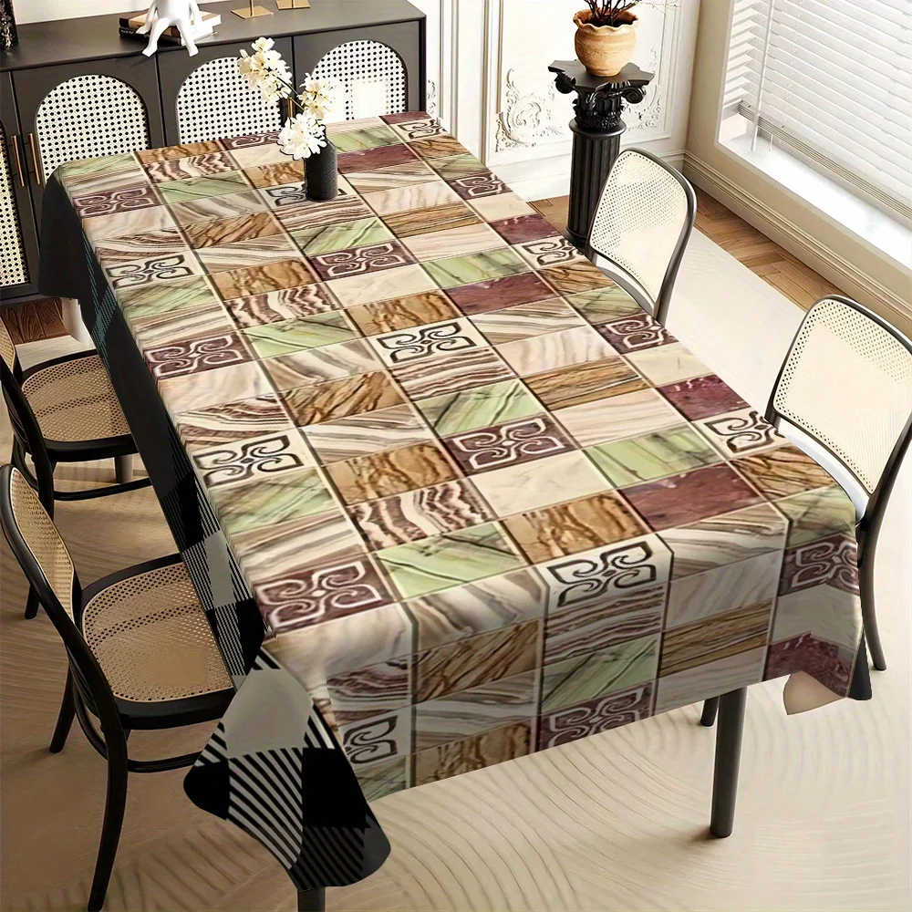 Open style, 1 piece, geometric patterns and grid collision patterns, fashionable, suitable for restaurantszyc
