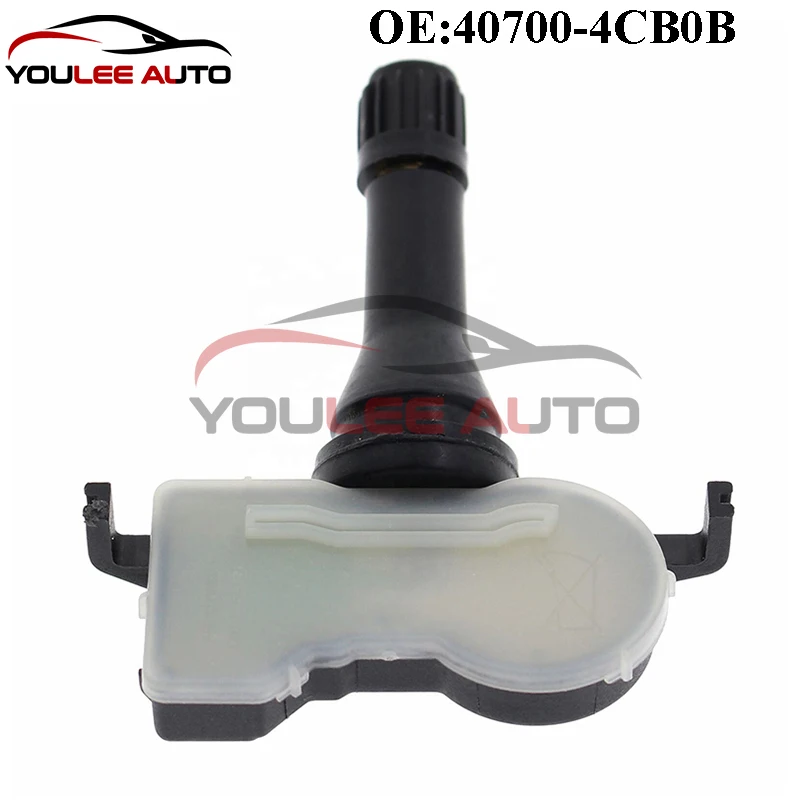 4PCS 40700-4CB0B 40700-4CB0A TPMS Tire Pressure Sensor For Nissan Altima Rogue Leaf Infiniti QX50 Renault Megane Lada Auto Parts