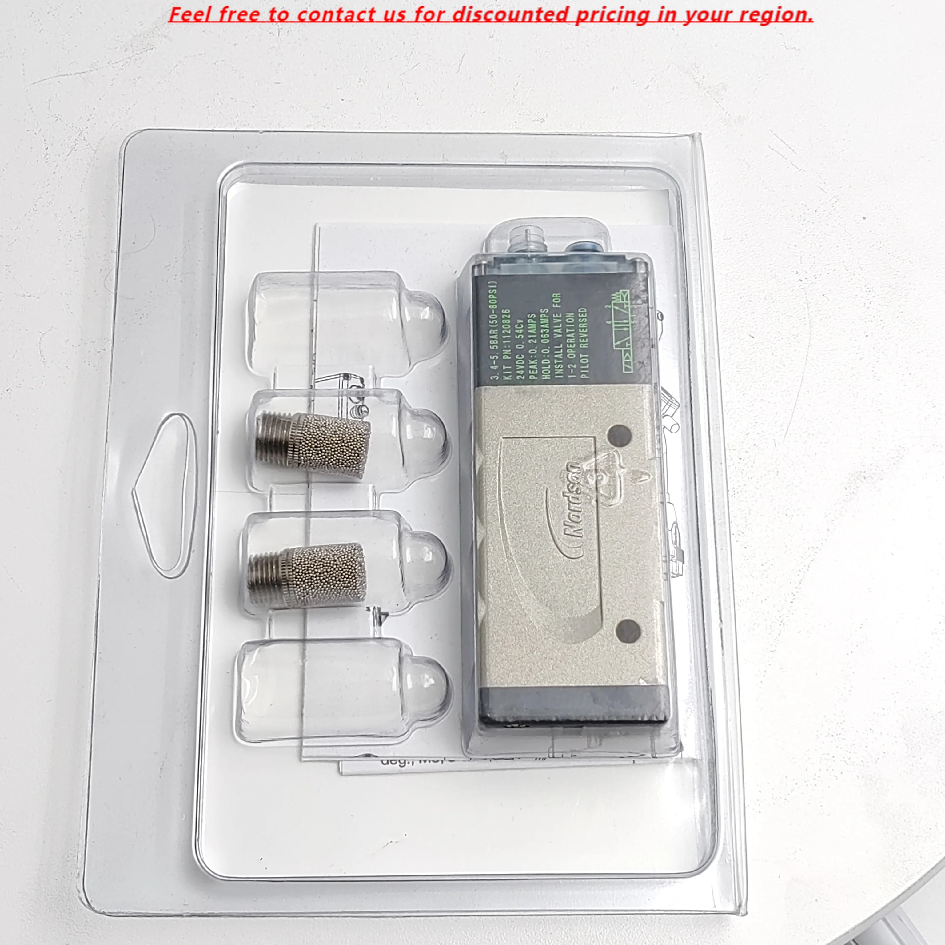 

Black Oxide Stainless Steel Solenoid Valves Pneumatic Parts In Box Packaging Hardware In Box
