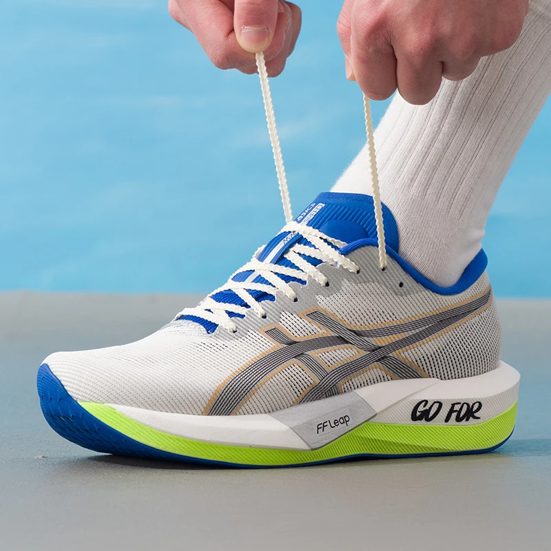 Zapatos Asics para hombre y mujer Magic Speed ​​5 Cp Sports, zapatos deportivos ligeros y transpirables para correr, 1013A191-100