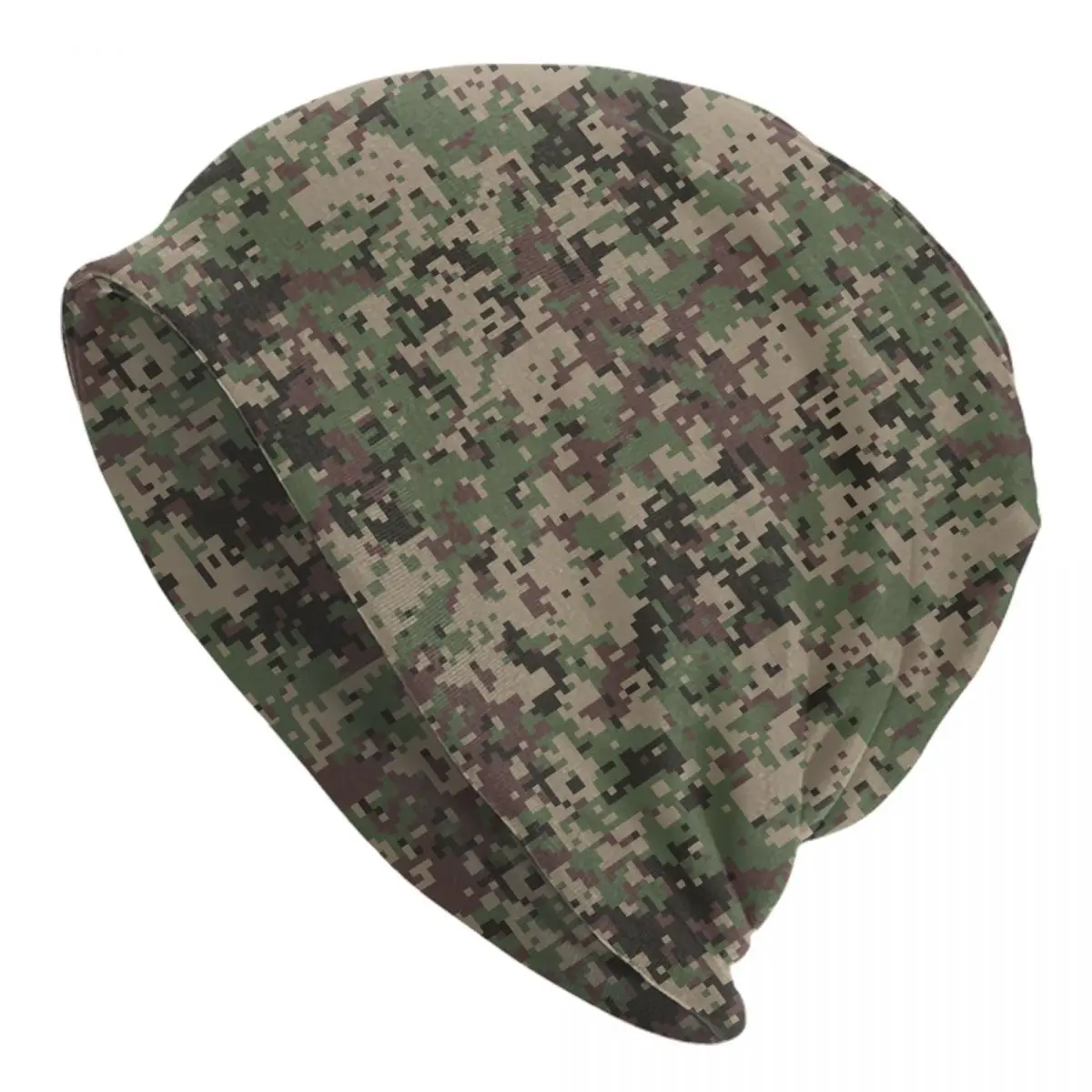 Marpat Camo Bonnet Hat Knit Hats Men Women Hip Hop Unisex Woodland Camouflage Winter Warm Beanies Cap