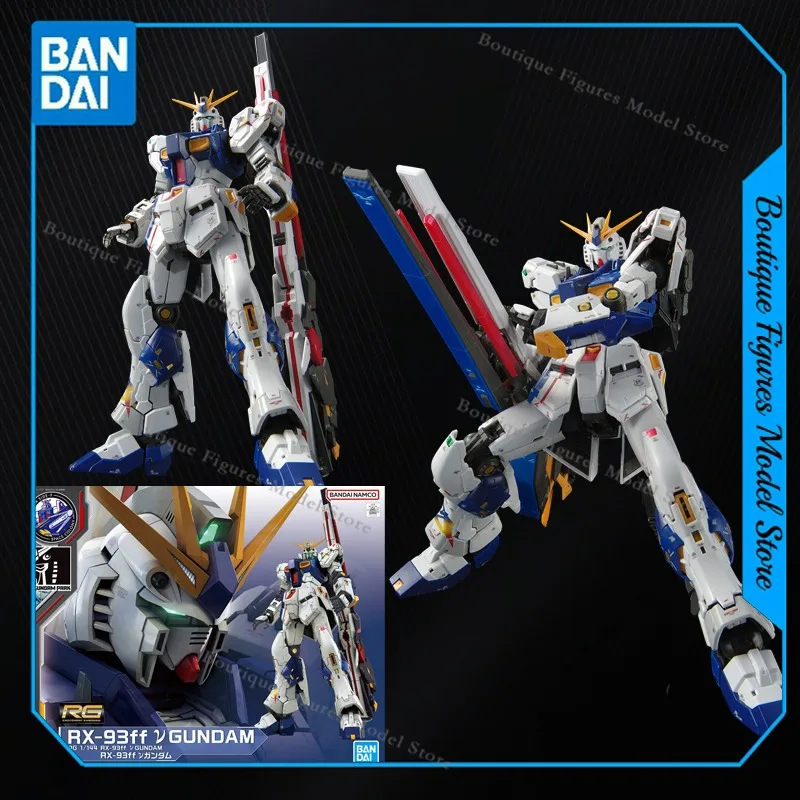 

В наличии: Оригинальная модель Bandai RG RX-93ff V GUNDAM, аниме-фигурка для сборки, коллекционная игрушка, подарок для хобби.