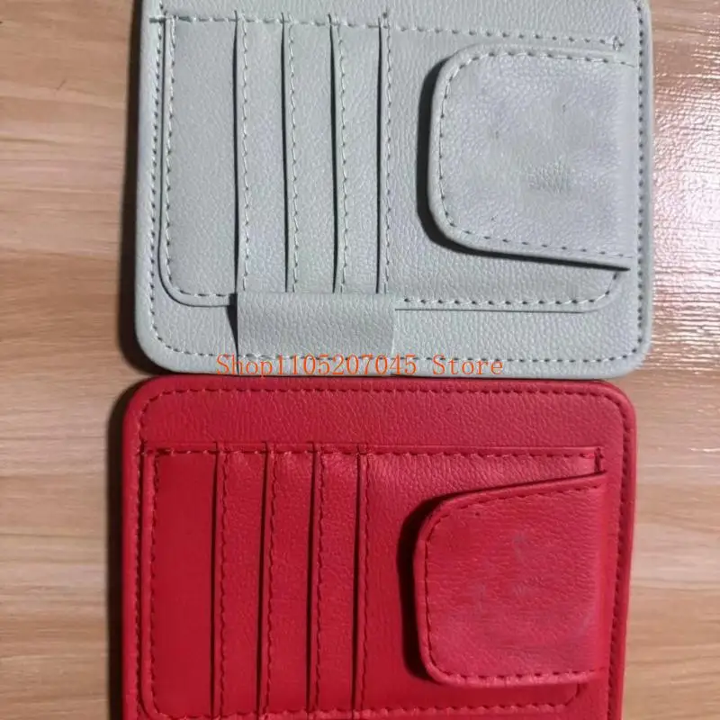 37cd Thin Design Auto Visors Card Keeper Stores Driving Licenses & Toll Tickets for Car