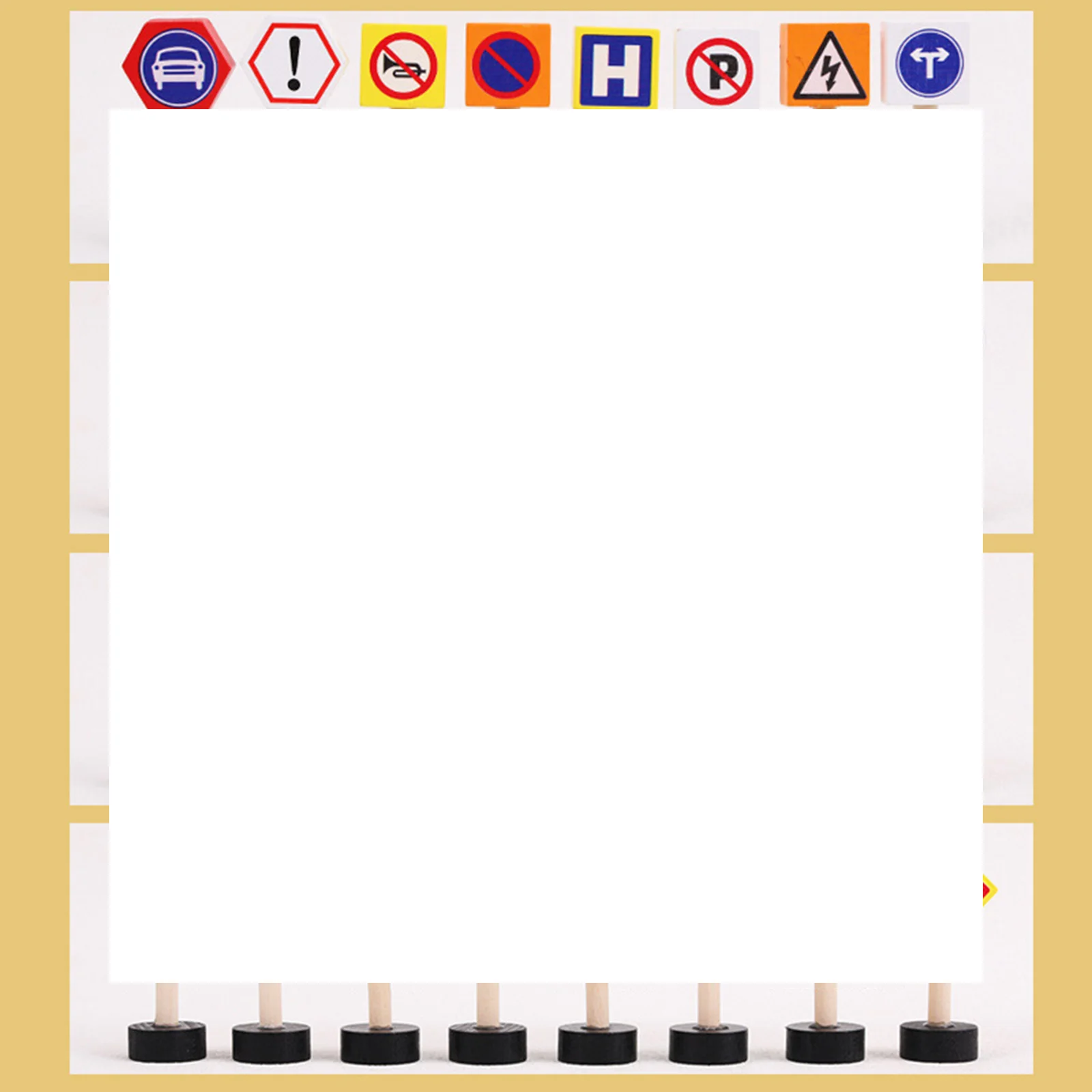 خشبية للأطفال مدينة المرور علامات الطريق لافتات مشهد الوعي السلامة اللبنات التعليم المبكر ألعاب تعليمية