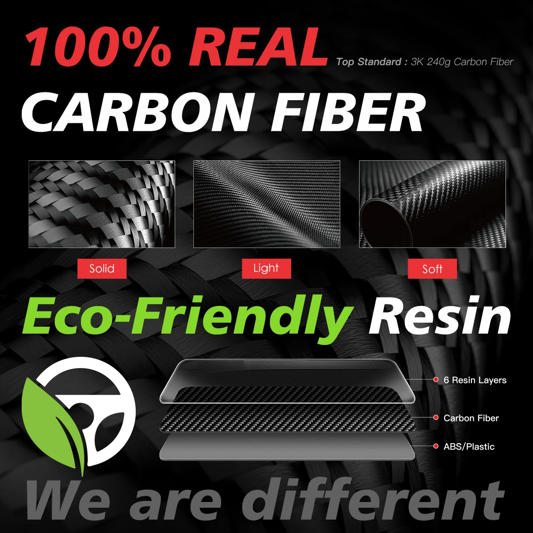 عجلة قيادة TDD 100% من ألياف الكربون الحقيقية لسيارة Mercedes-benz GLC GLE450 C63 C450 E63 W204 W205 W213 A250 AMG Sport إلخ