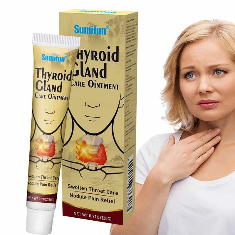 Thyroid Support Health Cream For Women And Men Energy Focus Formula 20g Neck Muscle Swelling Nursing Ointment For Adults