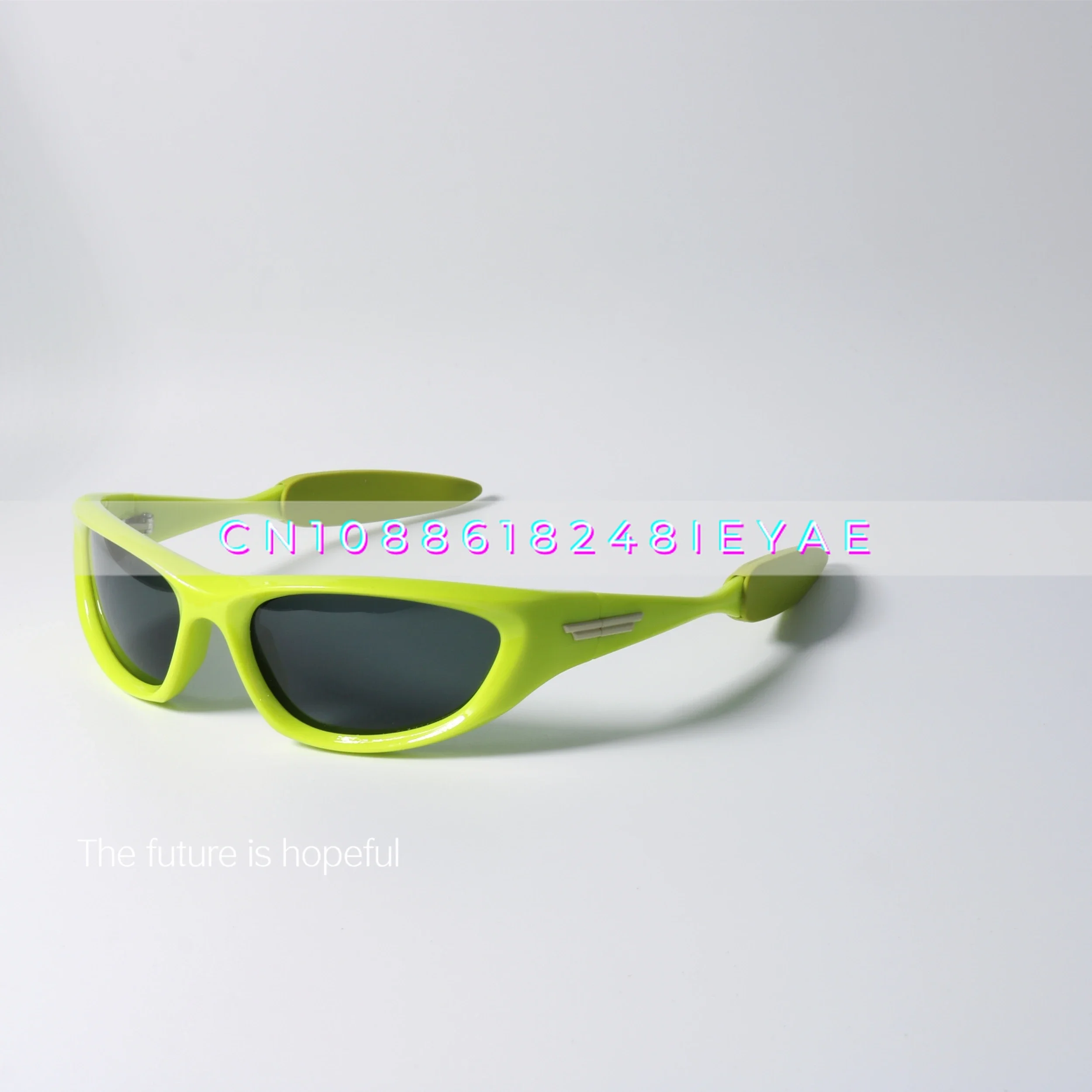 Avocado Niche Polarized Riding Sunglasses UV400 UV Protection Surround Design Macaron Sunglasses