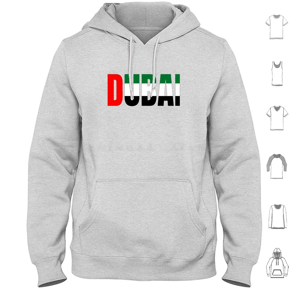 Dubai Flag Shirt Uae Souvenirs Hoodies Long Sleeve Dubai Flag Worldwide Distance Uae United Arab Emirates Home Dubai