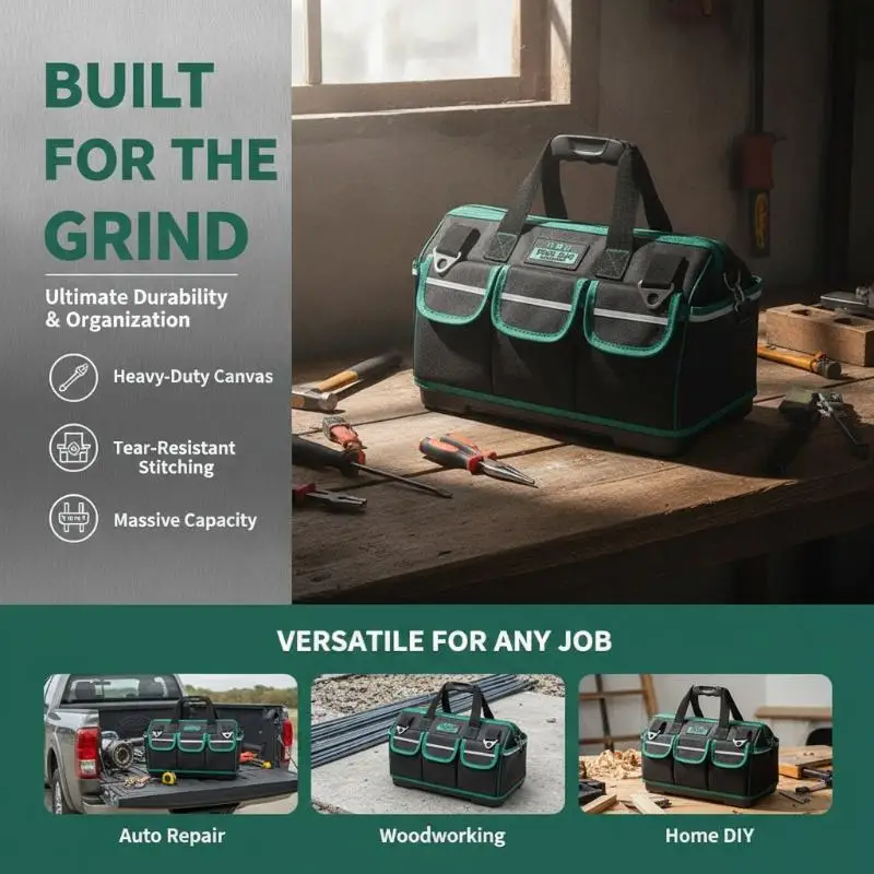 Handheld Tool Kit, Wear-resistant And High Load-bearing, Multifunctional Multi-layer Electrician Specific Tool Kit