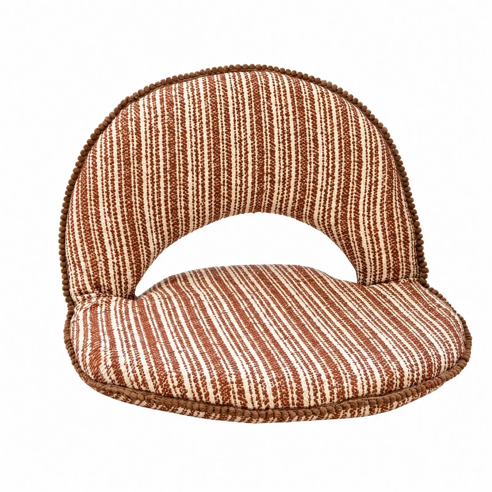 Foldable Outdoor Floor Seat with Backrest for Picnic Beach Concerts Portable Oxford Cloth Cushion Chair for Indoor Casual