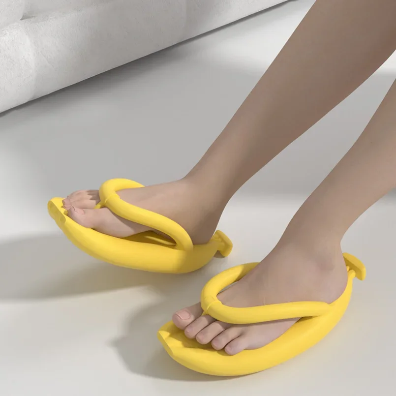 Pantofola da casa da donna Banana Fruit Sandali nuvola carini Infradito estivi Scivoli da spiaggia Uomo Uomo Scarpe casual da casa EVA Donna spessa