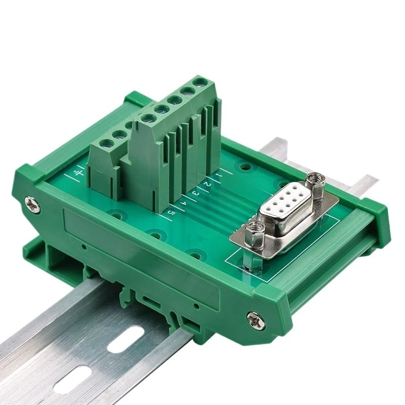 Suitable for serial port 9-pin DB9 relay terminal block adapter board automatic guide rail type ADAM-3909