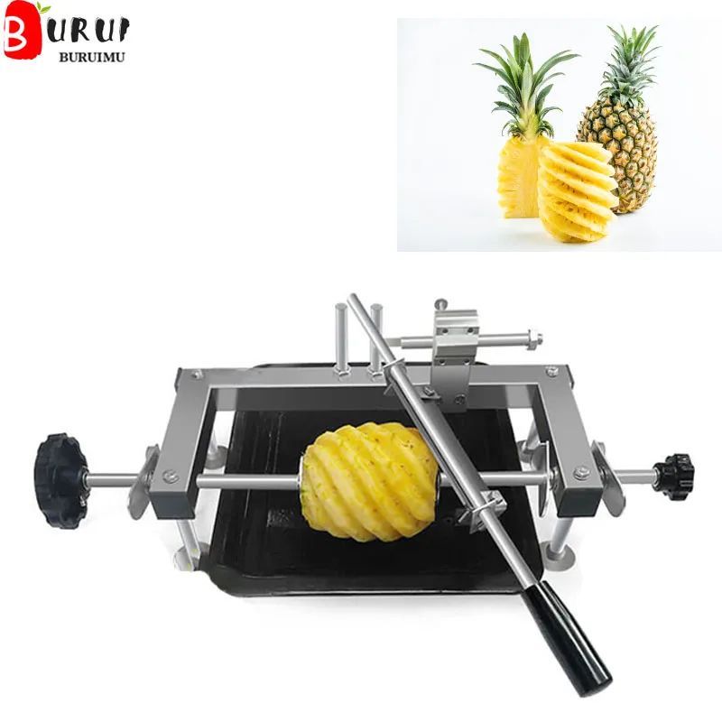 Commercial High Efficiency Industrial Pineapple Peeler with 304 Stainless Steel Pineapple Cutter