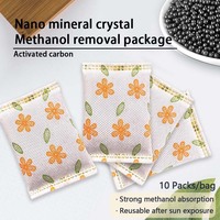 10 Pcs Bamboo Charcoal Bags Odor Absorbe Car Home Remove Formaldehyde Activated Carbon Bag Flavor Removal  Purifier Carbon Bag