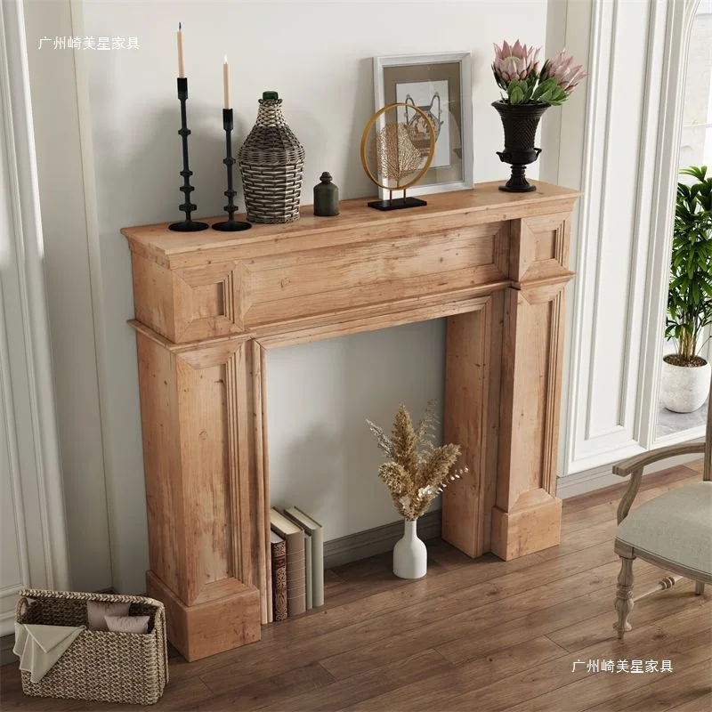 

Французский интернет-камин для украшения камина знаменитостей, ретро-старая американская каминная каминная шляпа