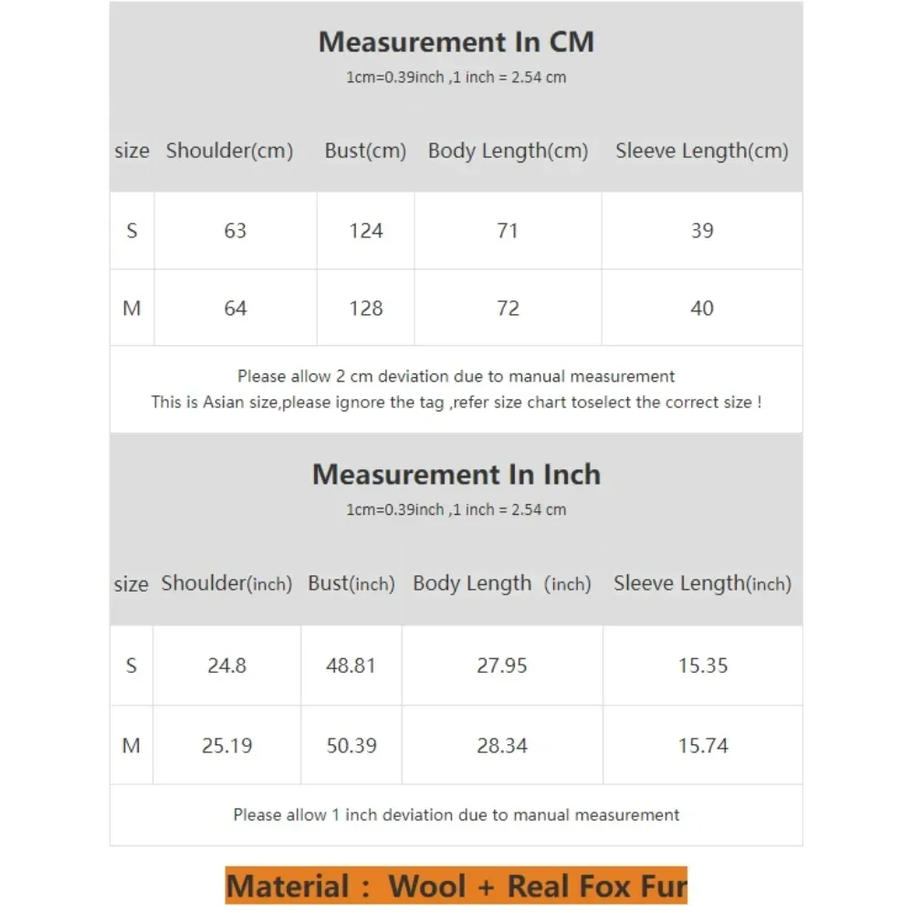 Abrigo de mezcla para mujer, chaqueta de lana a la moda 2025, cuello de piel de zorro Natural para invierno, abrigo de piel auténtica de lana de Cachemira grueso y cálido para otoño